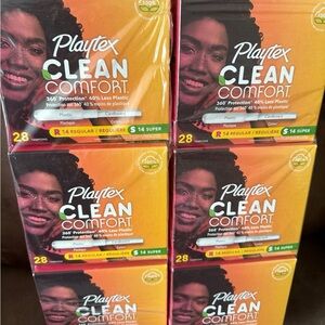 Playtex Clean Comfort Tampons - Regular and Super